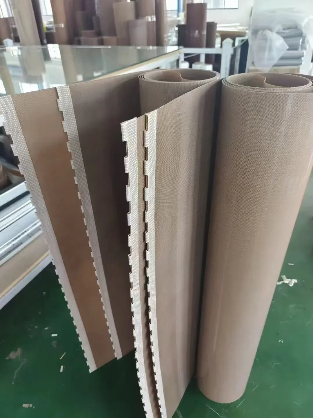 PTFE band sealer belt used on continuous heat sealing machine
