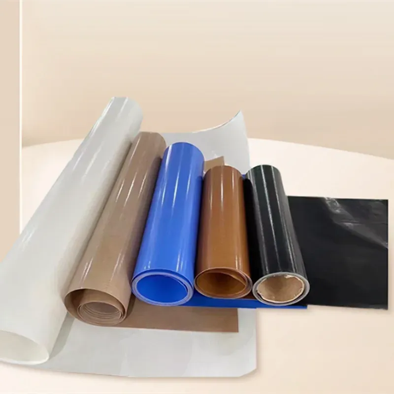 PTFE coated fabric roll packed for shipment
