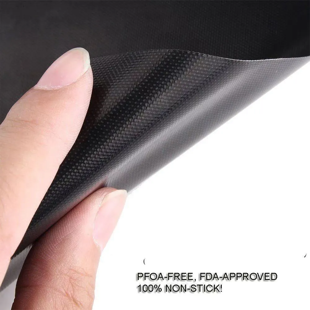 Close-up texture of flexible PTFE non-stick baking mat surface
